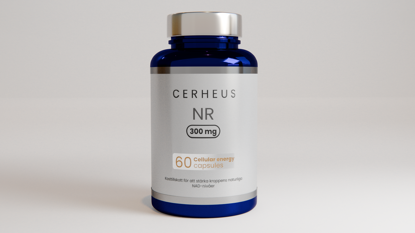Cerheus NR (NAD+) Tillskott 60 kapslar - 300 mg
